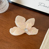 Chic Minimalist Floral Hair Claw Clip