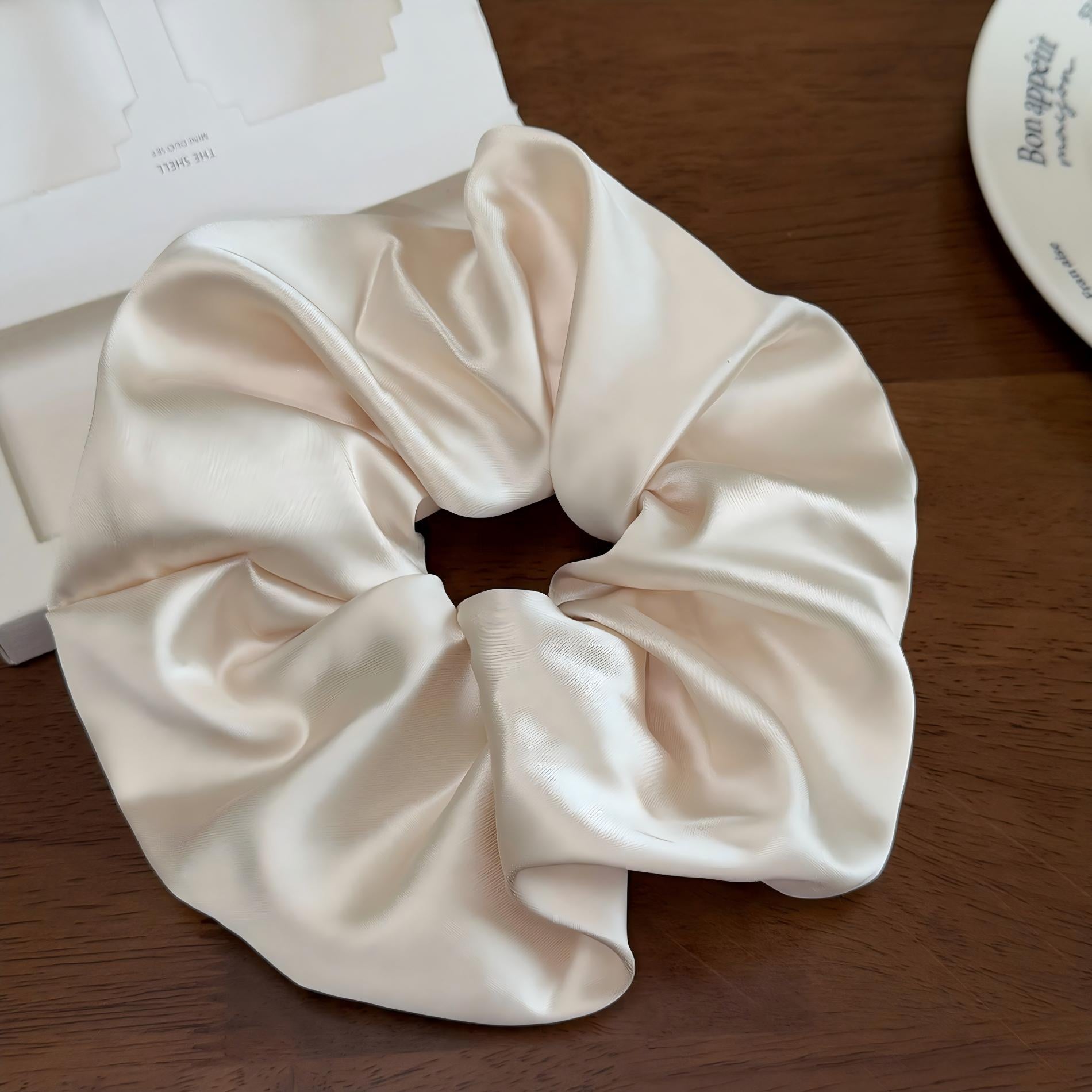 Luxe Satin Scrunchie for Thick Hair