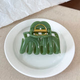 Dopamine Solid Color Octopus Hair Claw Clip For Updo