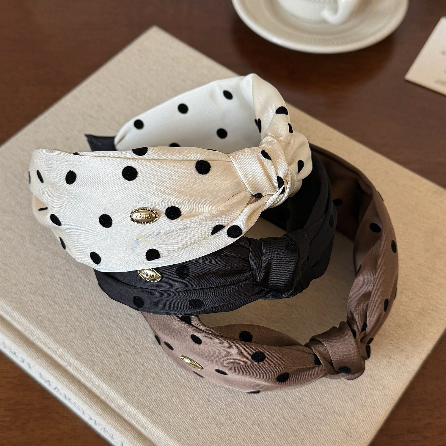 Small Polka Dot High Top Headband