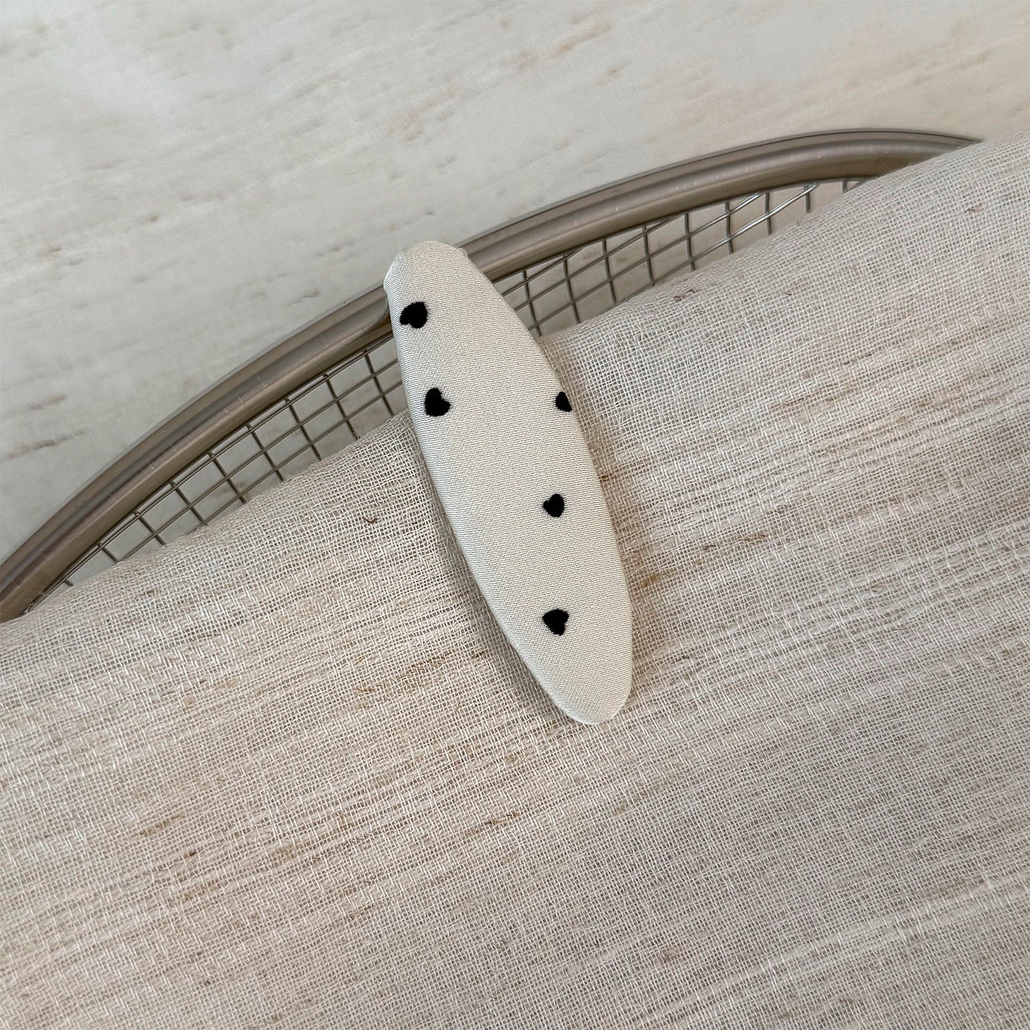 Heart Polka Dot BB Clip