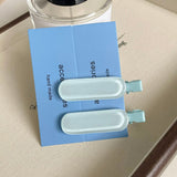 Jelly Candy Color Oval No-Trace Side BB Clip