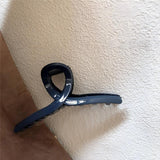 Minimalist Twist Knot Long Acrylic Hair Claw Clip, Large Jaw Clip for Thick Long Hair