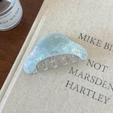 Elegant Crescent Arc Acetate Hair Claw Clip, Medium Moon Shape Jaw Clip for Women