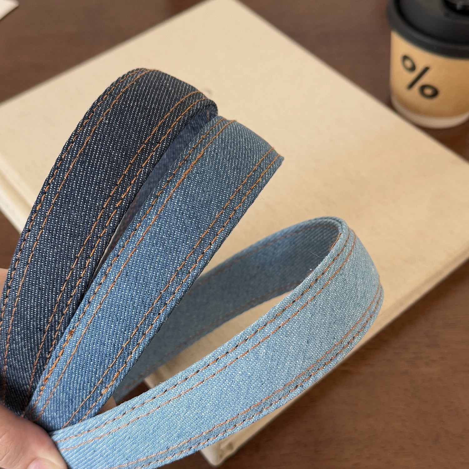 Classic Denim Fabric Unique Headband