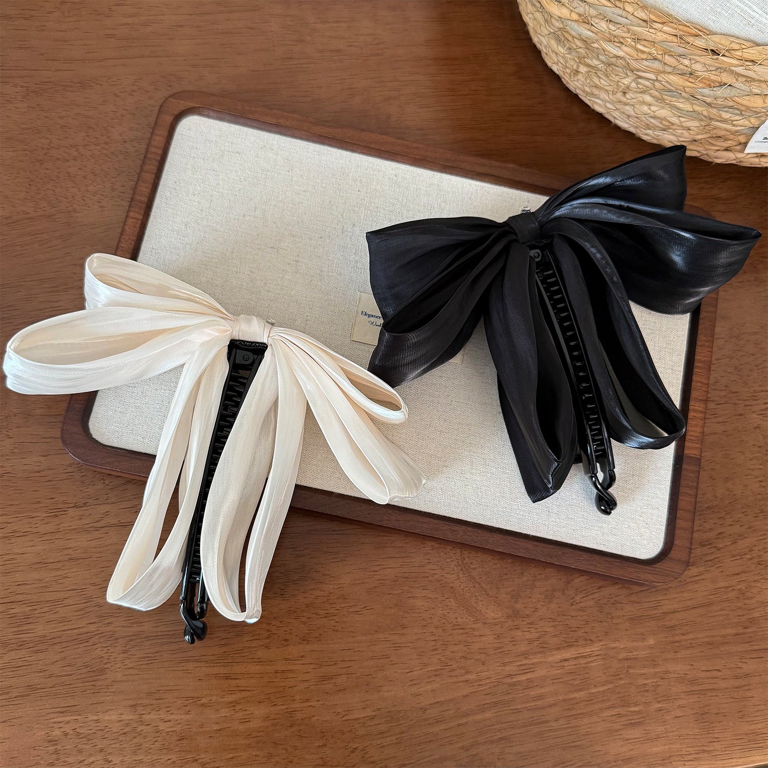 Ribbon Bow Banana Hair Clip