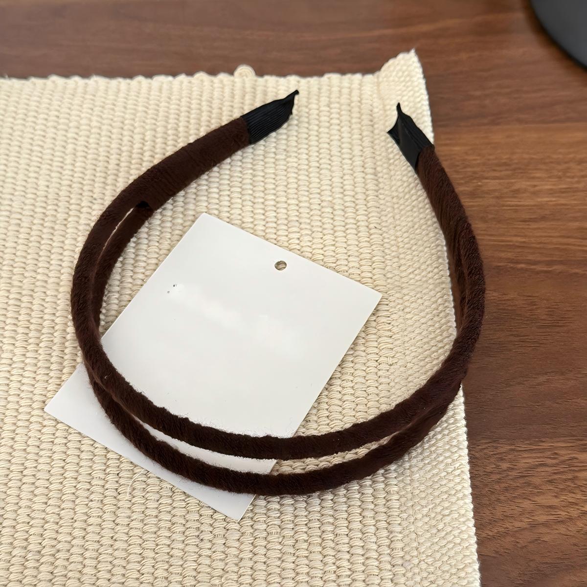 Minimalist Thin Wrapped Fabric Headband Women Simple Narrow Hair Hoop