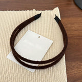 Minimalist Thin Wrapped Fabric Headband Women Simple Narrow Hair Hoop