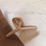 Minimalist Twist Knot Long Acrylic Hair Claw Clip, Large Jaw Clip for Thick Long Hair