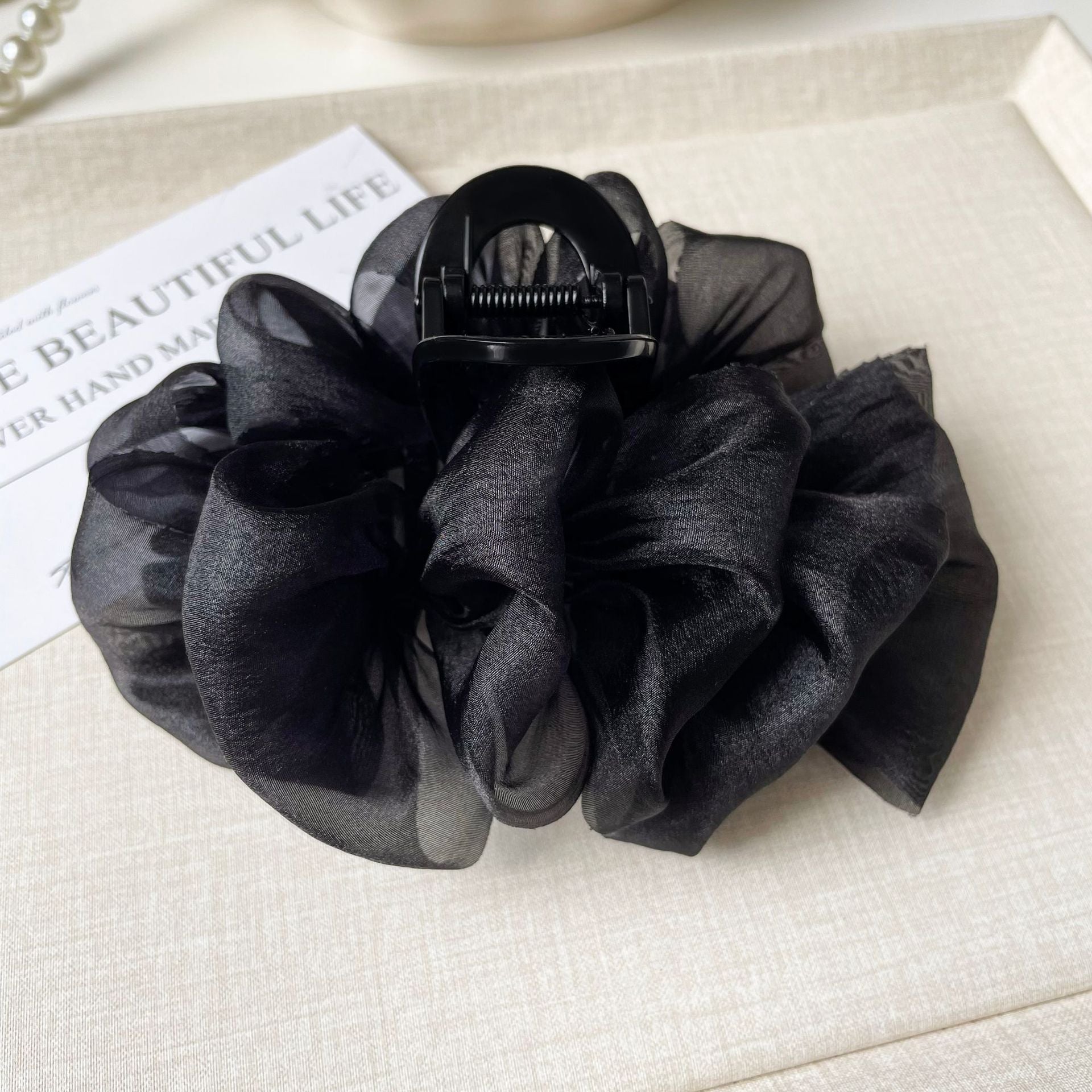 Silk Cloud Bubble Hair Claw Clip