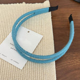 Minimalist Thin Wrapped Fabric Headband Women Simple Narrow Hair Hoop