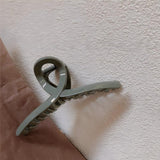 Minimalist Twist Knot Long Acrylic Hair Claw Clip, Large Jaw Clip for Thick Long Hair
