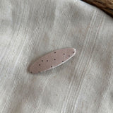 Fabric Pleated Polka Dot BB Clip