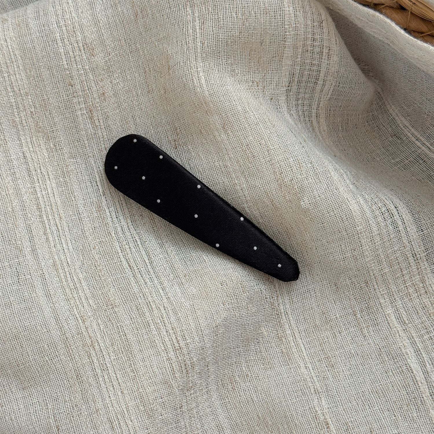 Exquisite Satin Small Polka Dot BB Clip