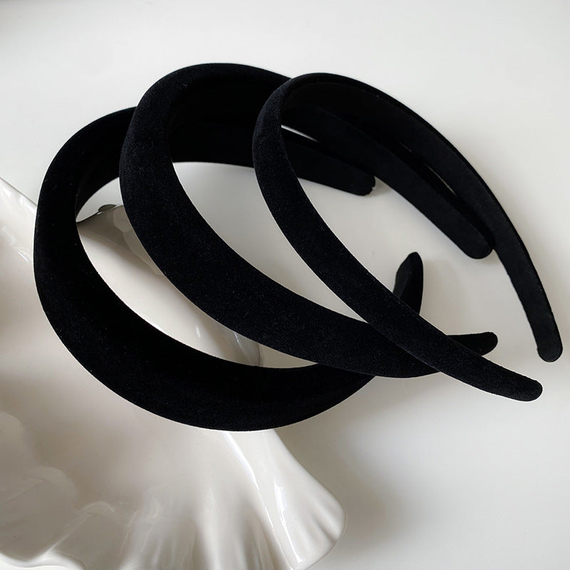 Black High Top Headband