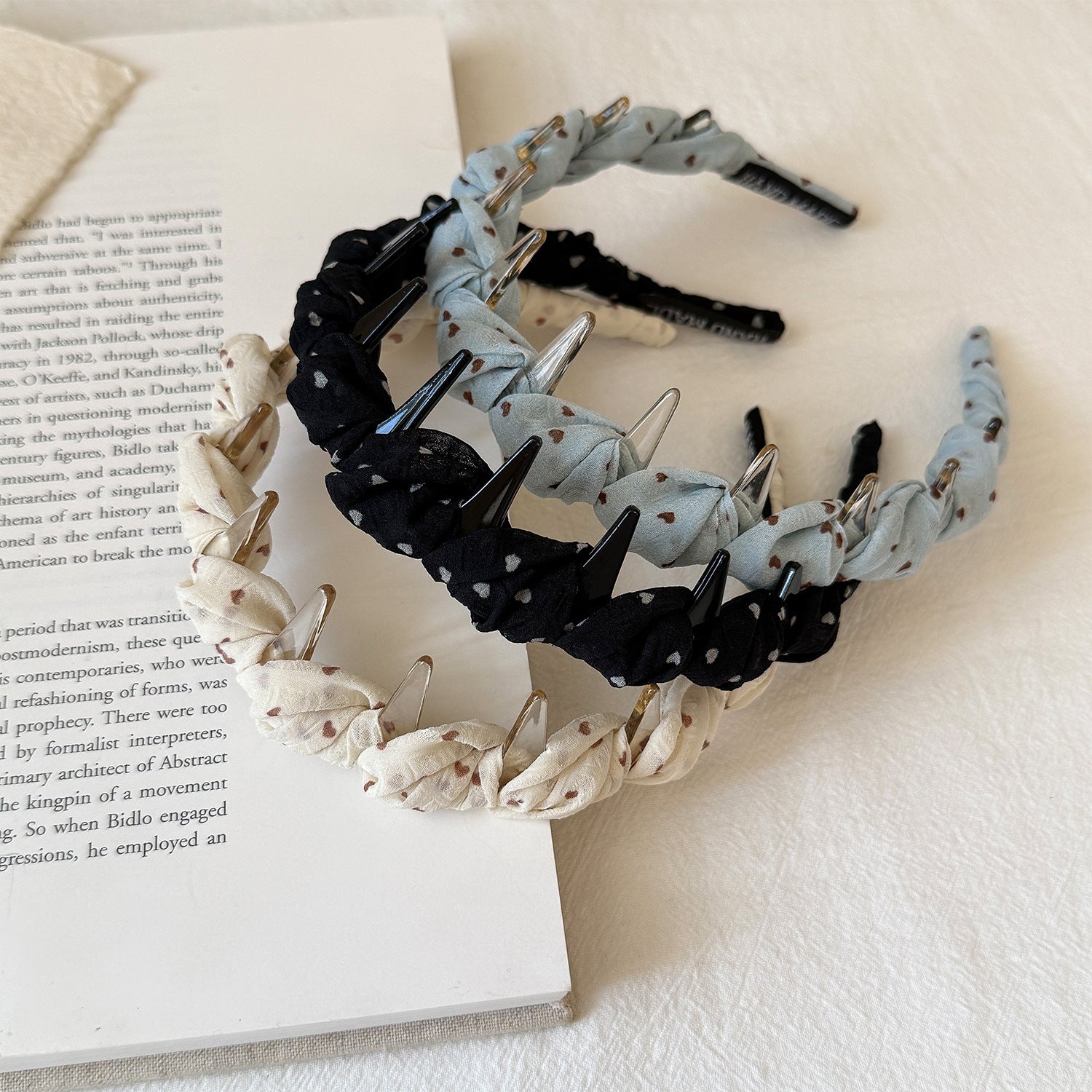 Sweet Polka Dot Ruffle Wrapped Headband