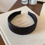 Solid Glossy Satin Padded Headband Women Elegant Wide Hair Hoop