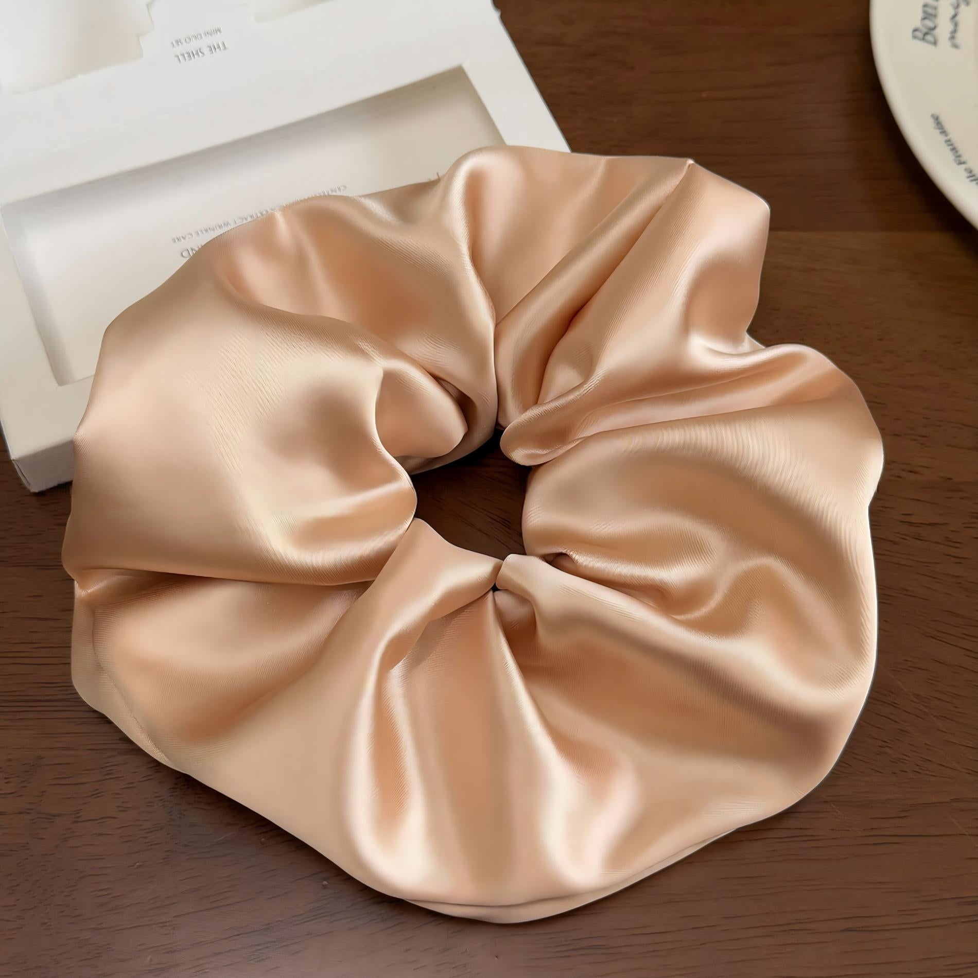 Luxe Satin Scrunchie for Thick Hair