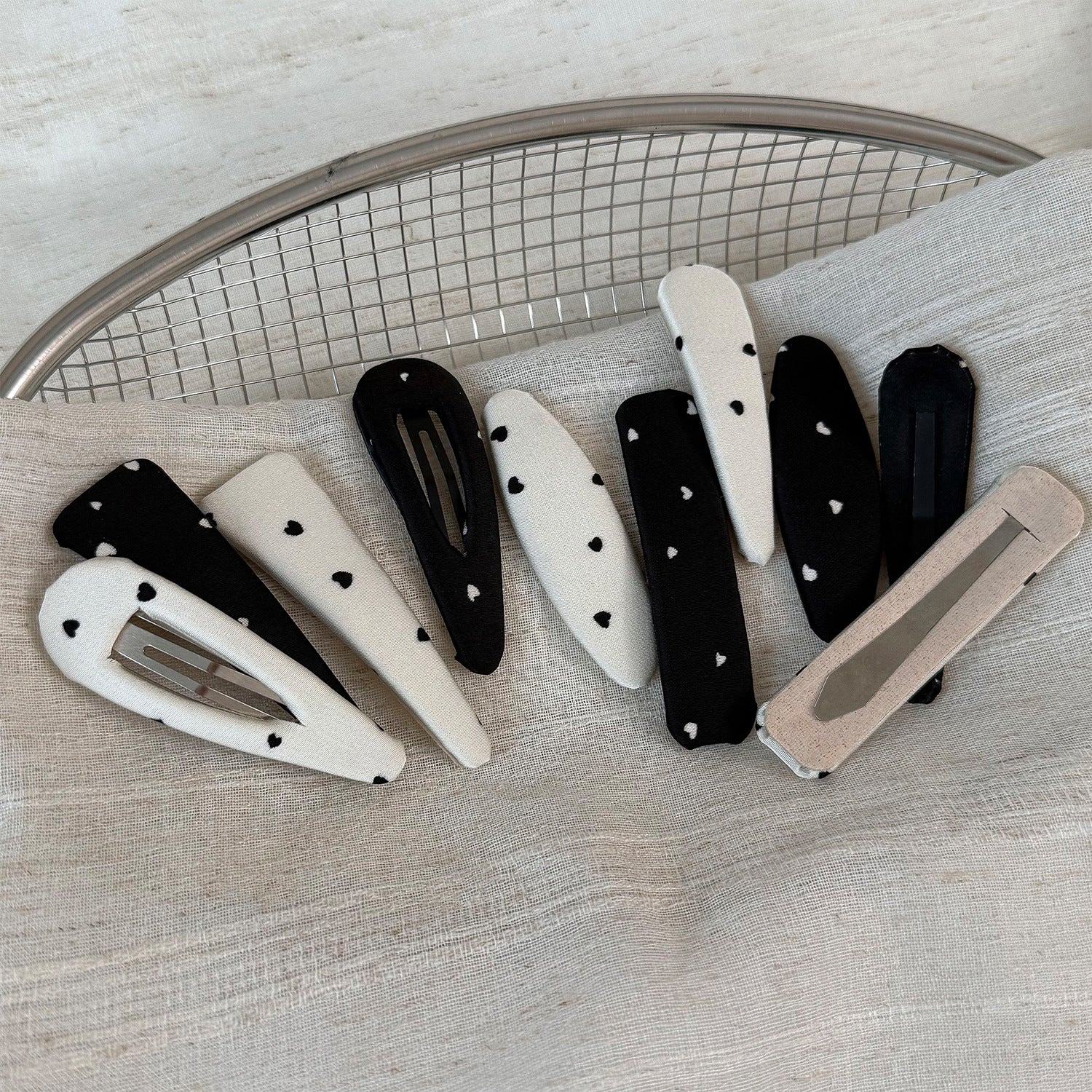 Heart Polka Dot BB Clip