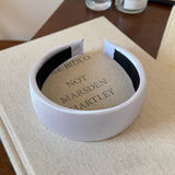 Solid Glossy Satin Padded Headband Women Elegant Wide Hair Hoop