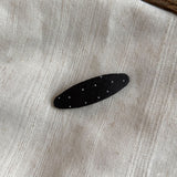 Fabric Pleated Polka Dot BB Clip
