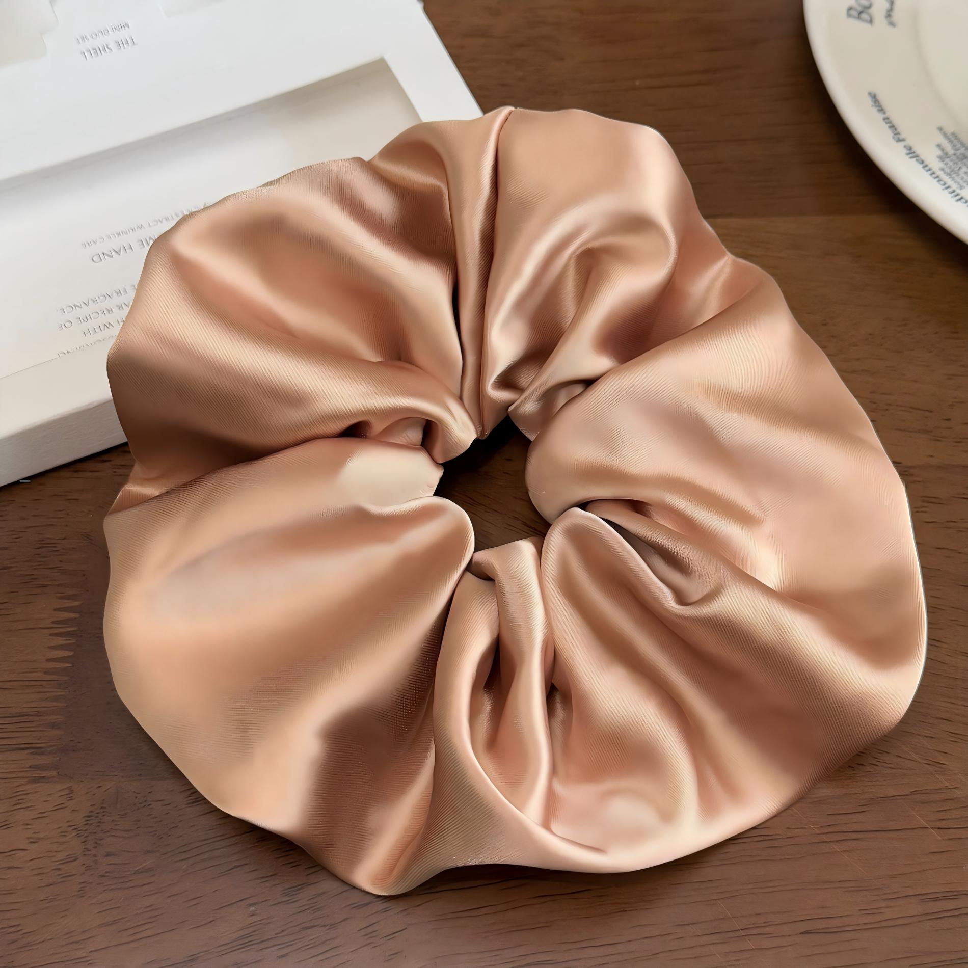 Luxe Satin Scrunchie for Thick Hair