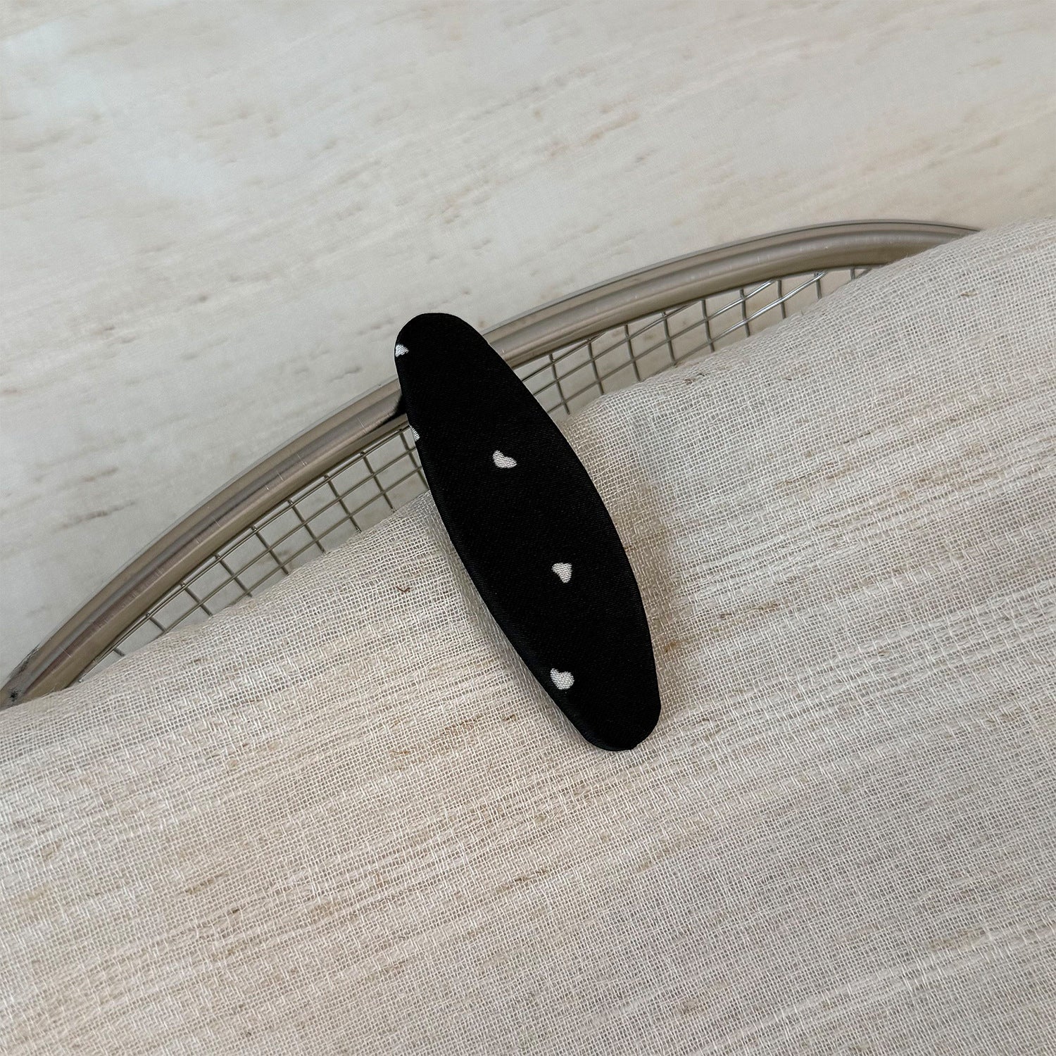 Heart Polka Dot BB Clip