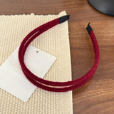 Minimalist Thin Wrapped Fabric Headband Women Simple Narrow Hair Hoop