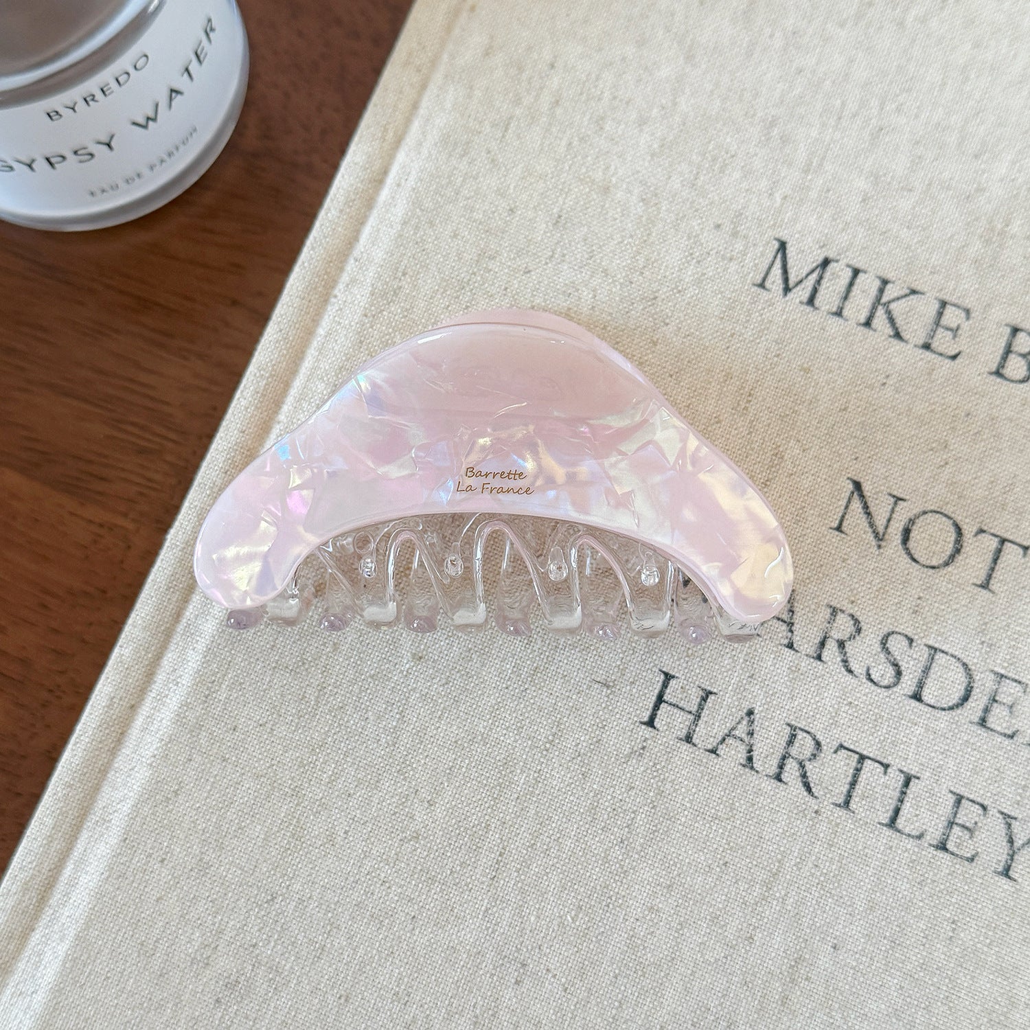 Elegant Crescent Arc Acetate Hair Claw Clip, Medium Moon Shape Jaw Clip for Women