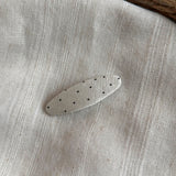 Fabric Pleated Polka Dot BB Clip