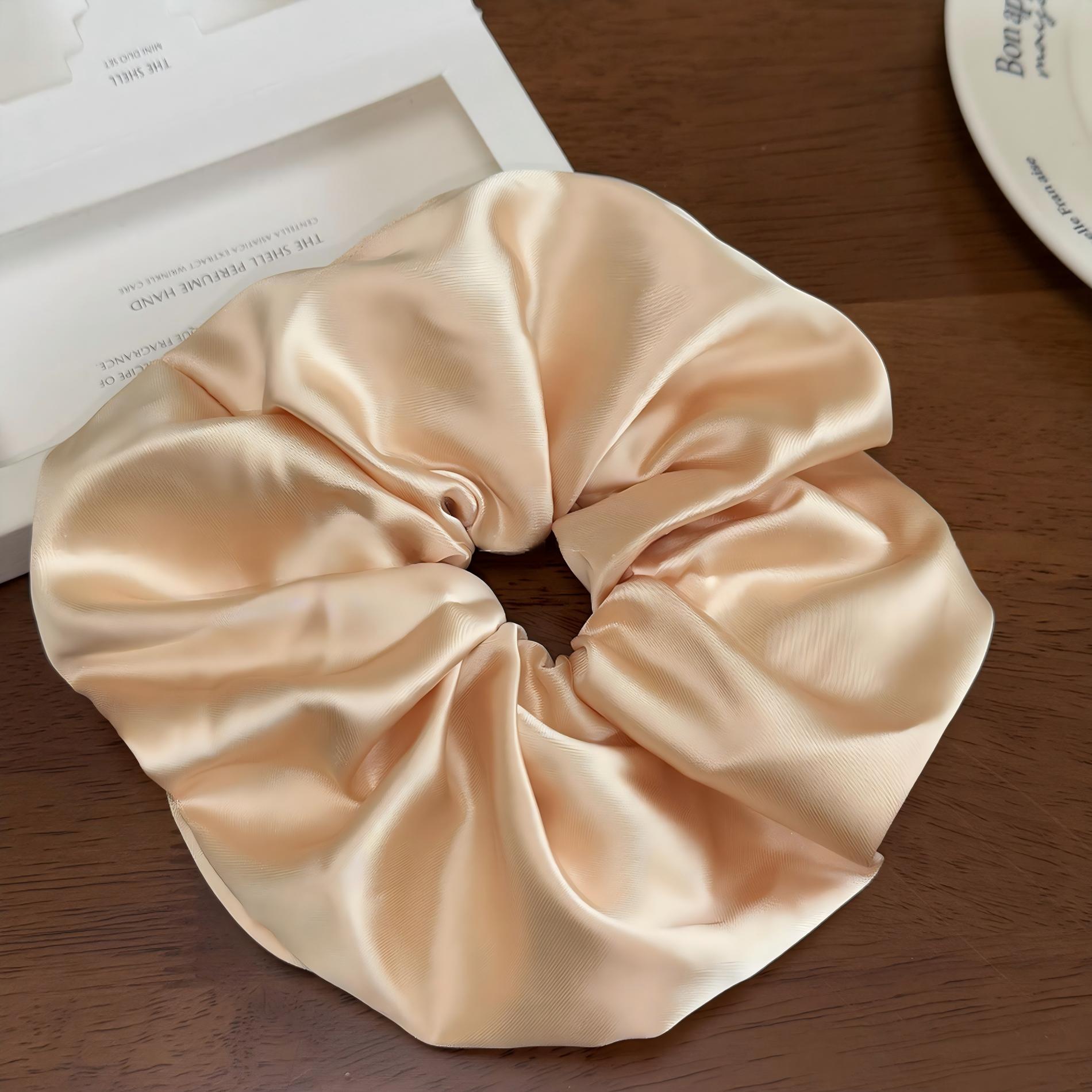 Luxe Satin Scrunchie for Thick Hair