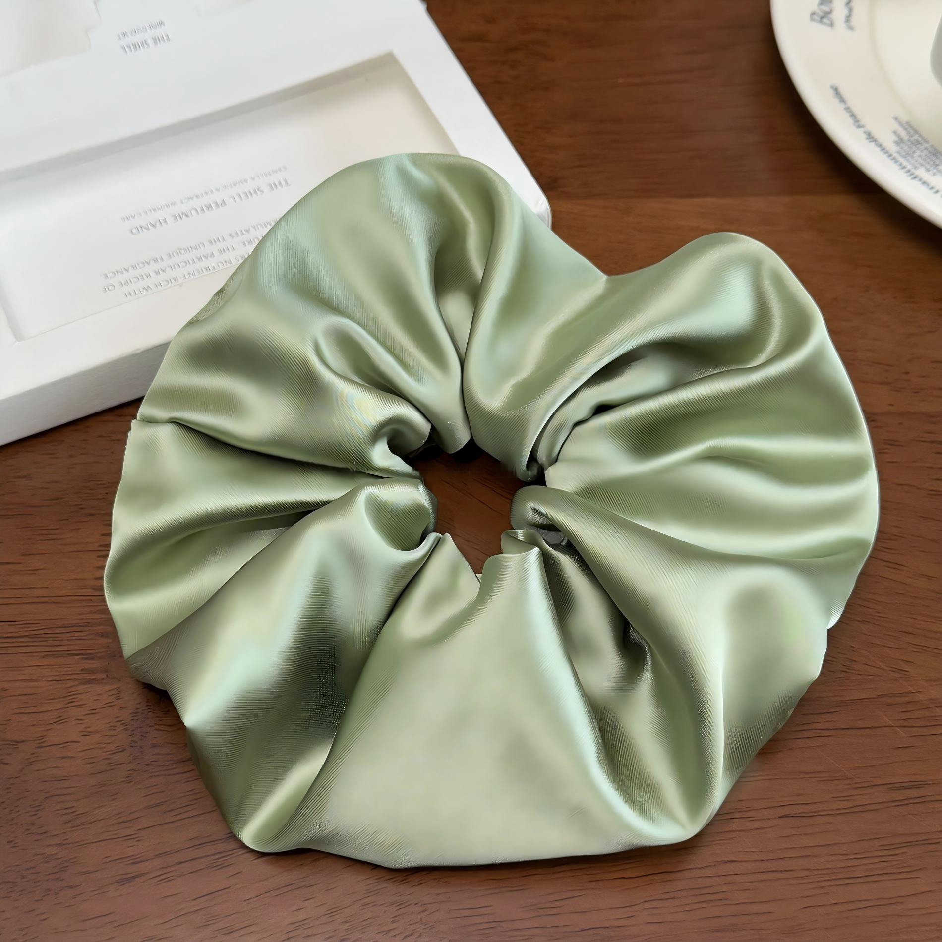 Luxe Satin Scrunchie for Thick Hair